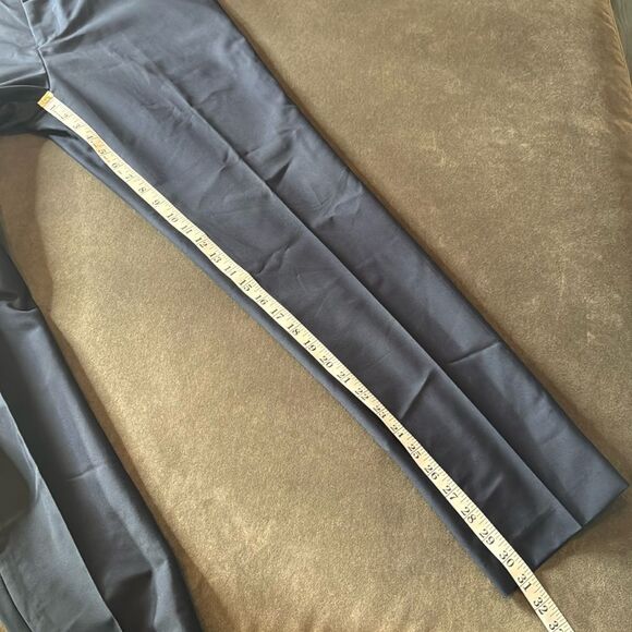 Men’s Dark Blue 2 Piece Formal Suit Notched Lapel Size 34 Jacket 31 Pants NEW - Picture 12 of 15